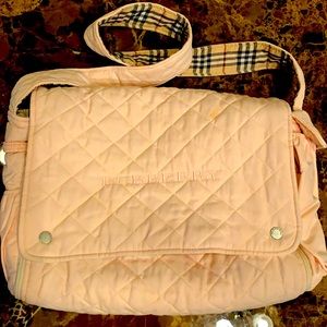 Burberry diaper bag